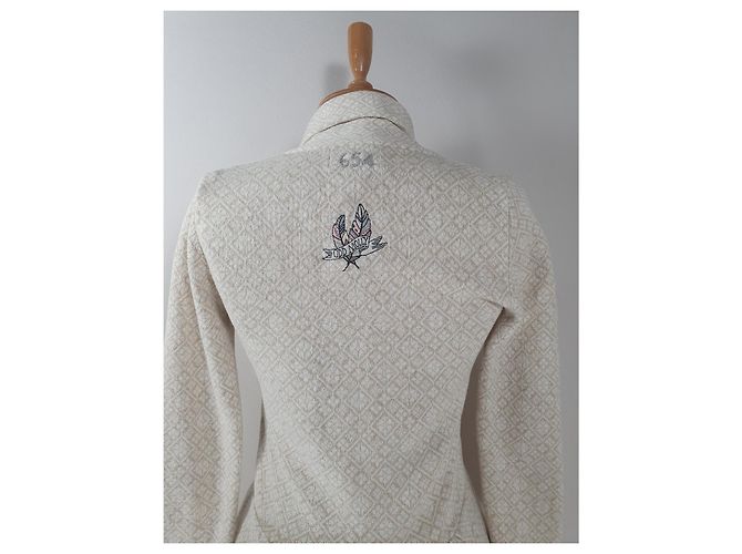 Odd Molly Beige Cotton Cardigan - view 5