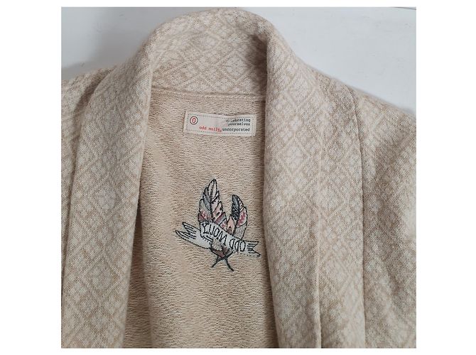 Odd Molly Beige Cotton Cardigan - view 6
