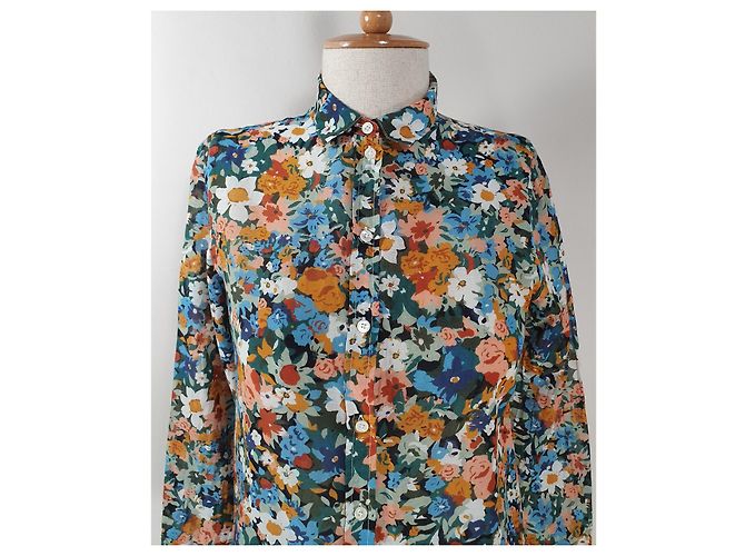 Blusa SéZane de Algodón y Seda Multicolor - vista 2