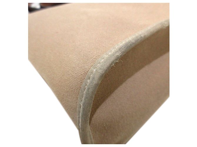 Hermès Hermes Brown Cabag Elan Canvas Satchel Marrone Beige - vista 10