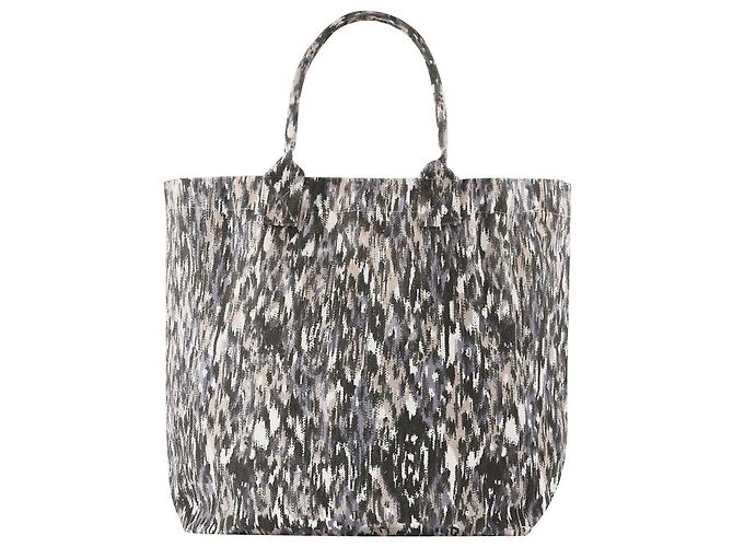 Isabel Marant Borsa Yenky in Cotone e Tela Grigia - vista 3