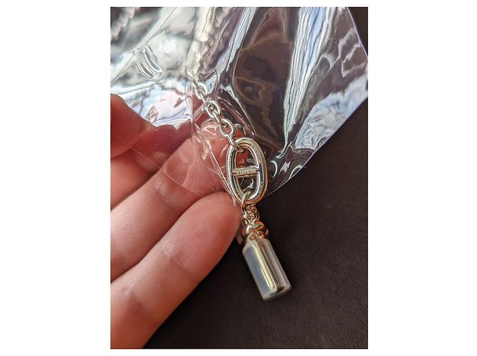 Hermès Farandole 160 Collana Lunga cm Argento 925 scatola Nuovo di zecca Silver hardware - vista 11