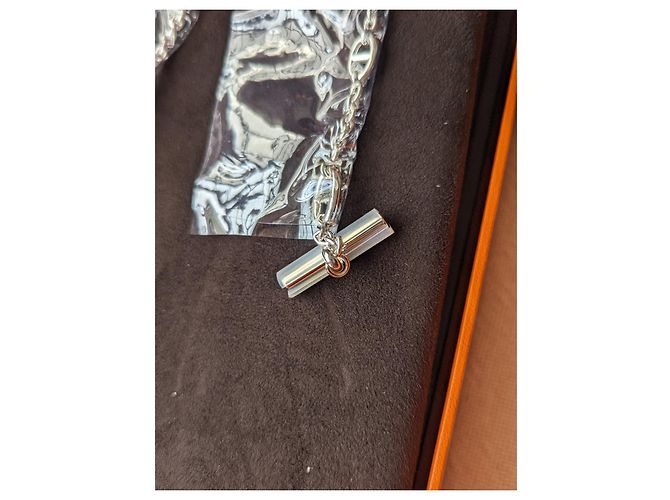 Hermès Farandole 160 Collana Lunga cm Argento 925 scatola Nuovo di zecca Silver hardware - vista 13