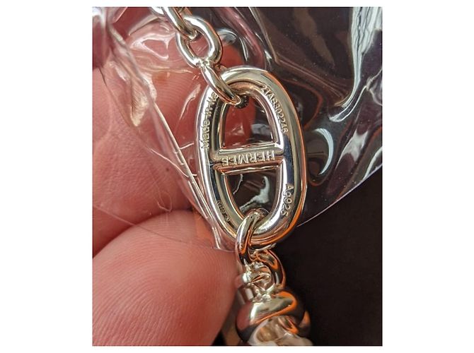 Hermès Farandole 160 Collana Lunga cm Argento 925 scatola Nuovo di zecca Silver hardware - vista 5
