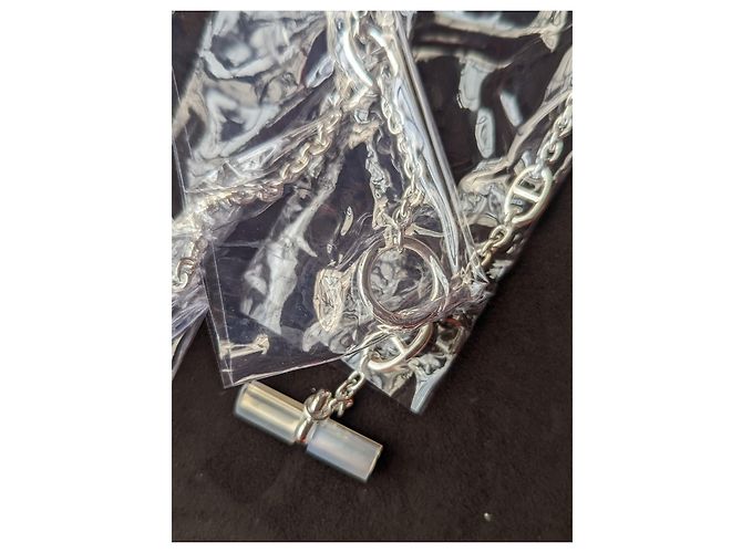 Hermès Farandole 160 Collana Lunga cm Argento 925 scatola Nuovo di zecca Silver hardware - vista 7