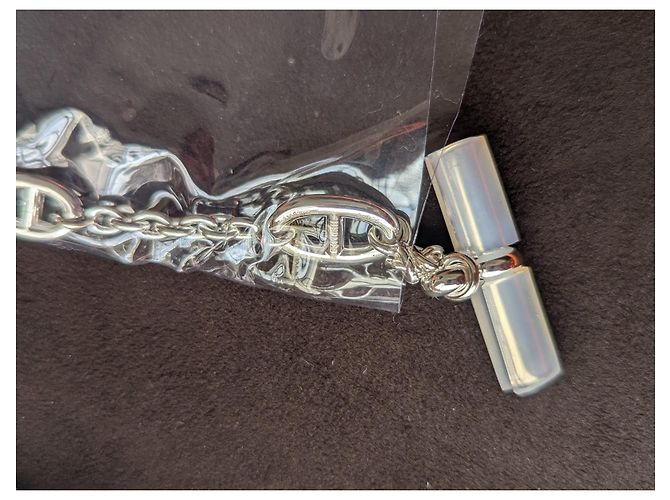 Hermès Farandole 160 Collana Lunga cm Argento 925 scatola Nuovo di zecca Silver hardware - vista 9