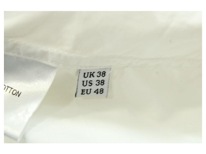 JW Anderson J.W. Anderson Printed Button Down Shirt in White Cotton - view 5