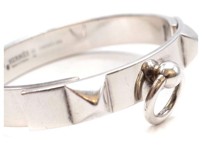 Ring Hermès Bracciale Collier de Chien in argento sterling XS Metallico - vista 3