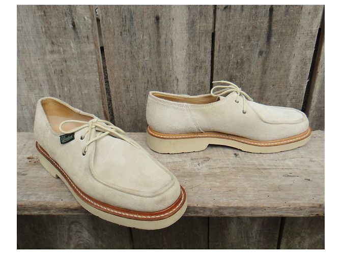 Vintage Paraboot-Derbys p 39,5 Aus weiß - Ansicht 2
