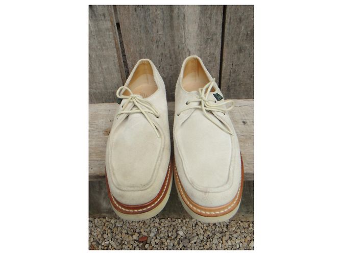 Vintage Paraboot-Derbys p 39,5 Aus weiß - Ansicht 3