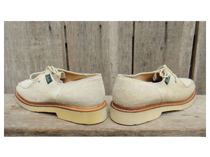 Vintage Paraboot-Derbys p 39,5 Aus weiß - Ansicht 4