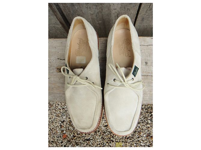 Vintage Paraboot-Derbys p 39,5 Aus weiß - Ansicht 6