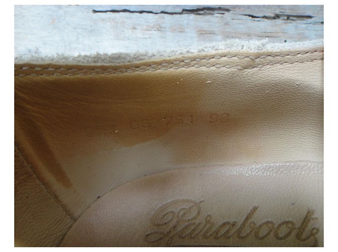 Vintage Paraboot-Derbys p 39,5 Aus weiß - Ansicht 8