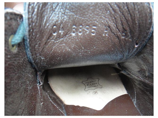 Décolleté derby Paraboot in pelle verniciata nera 37 Nero - vista 3