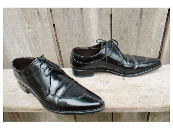 Décolleté derby Paraboot in pelle verniciata nera 37 Nero - vista 5