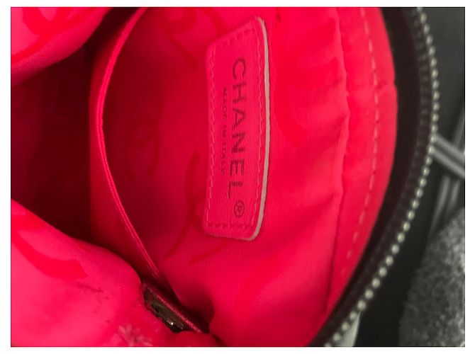 Chanel Borsa a tracolla in pelle nera Nero - vista 2