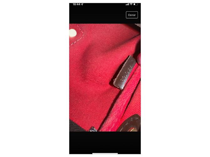 Eva Damier Louis Vuitton Marrone scuro - vista 12