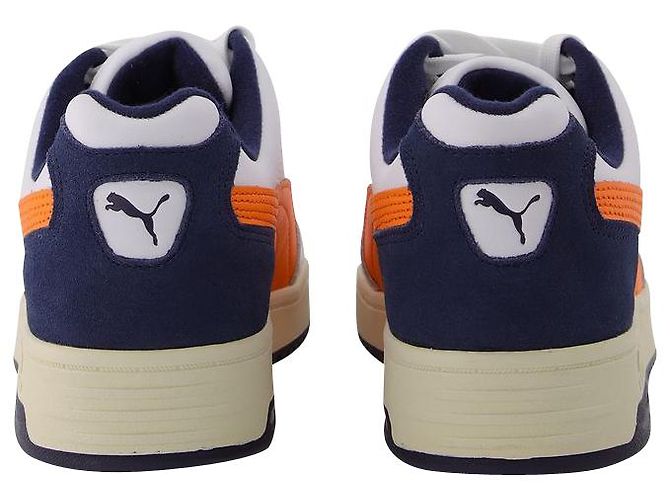 Puma Cestini Slipstream retrò in pelle bianca - vista 3