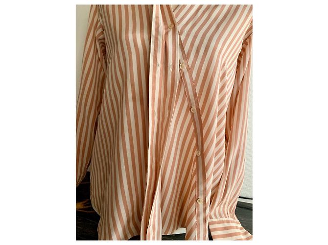 Top de seda Closed Beige XS - vista 2