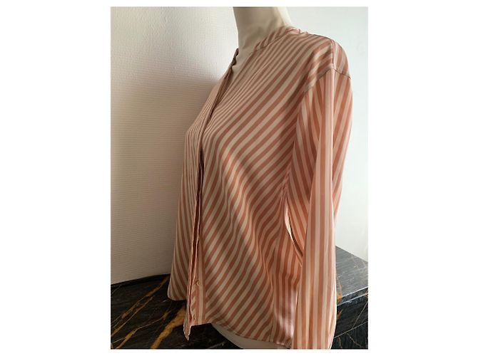 Top de seda Closed Beige XS - vista 4