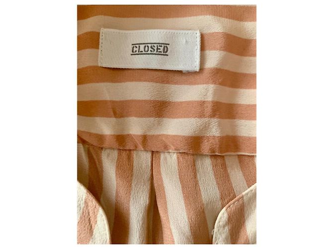 Top de seda Closed Beige XS - vista 5