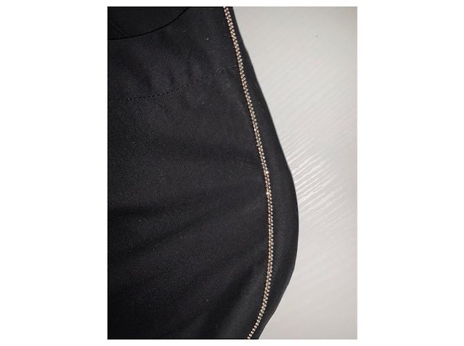 Vestido Peserico negro de algodón y elastano - vista 7