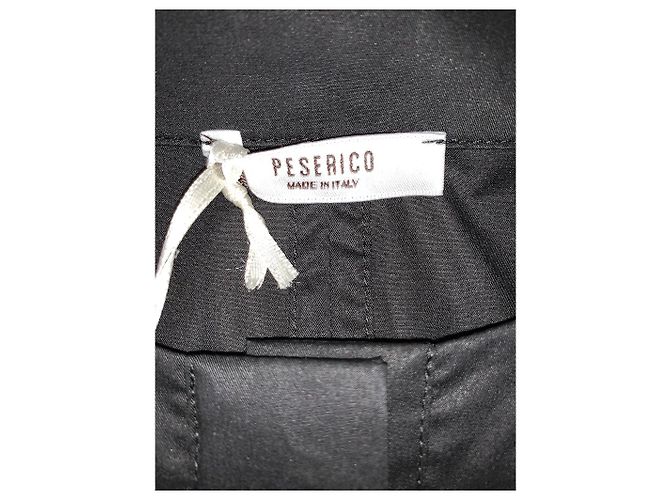 Vestido Peserico negro de algodón y elastano - vista 9