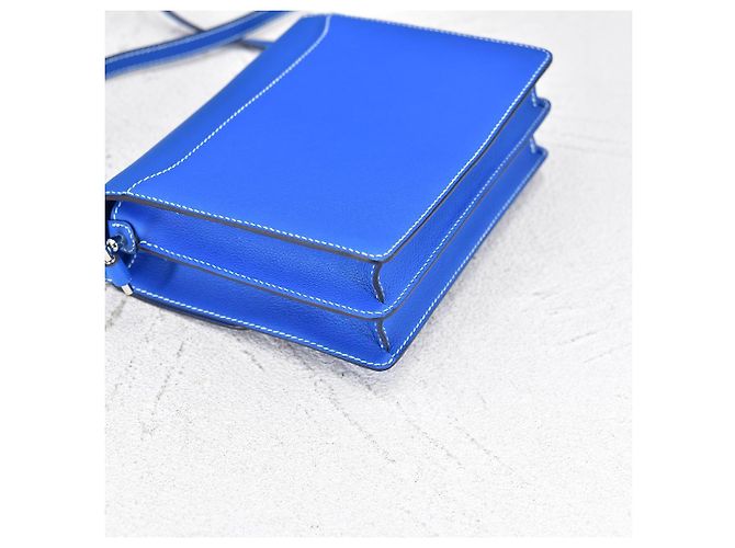 Hermès Evercolor Sac Roulis 23 Blu - vista 5