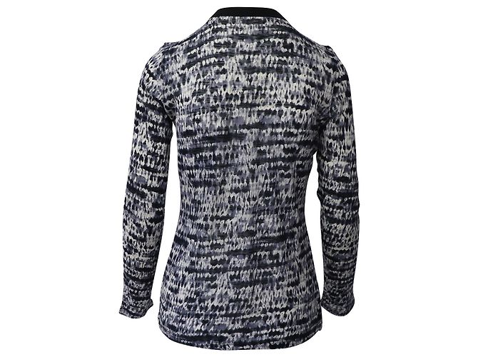 Blusa Proenza Schouler Manica Lunga Stampata in Cotone Multicolor - vista 3