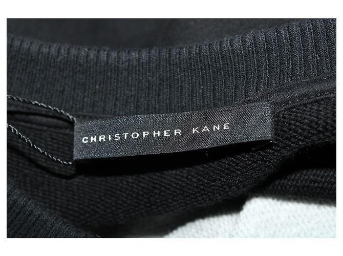 Christopher Kane Car Crash Sweatshirt aus schwarzer Baumwolle - Ansicht 3