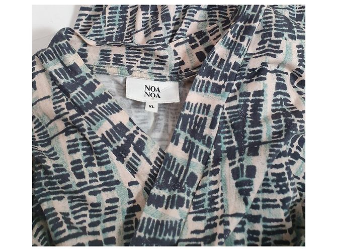 Abito Noa Noa in cotone e tencel multicolore XL - vista 4