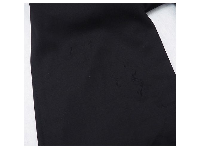 Tuta da smoking Thierry Mugler in lana e seta in passerella nera 2000 Taglia S / 36 - vista 10