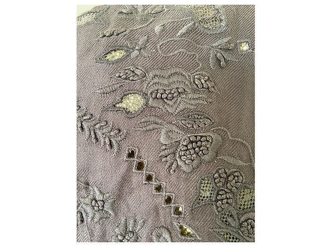 Top de viscosa marrón con bordado Zadig & Voltaire Castaño - vista 6