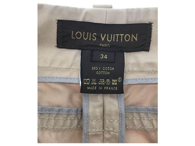 Louis Vuitton Pantaloni Beige - vista 3