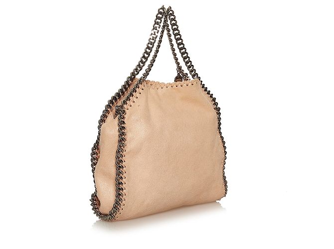 Stella Mc Cartney Stella McCartney Brown Falabella Fold-Over Satchel Marrone Beige - vista 2