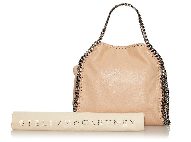 Stella Mc Cartney Stella McCartney Brown Falabella Fold-Over Satchel Marrone Beige - vista 9