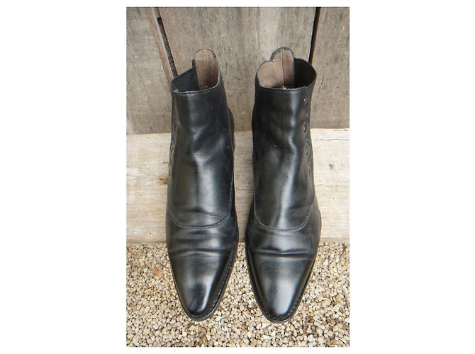 botas paraboot p 39,5 Negro - vista 2