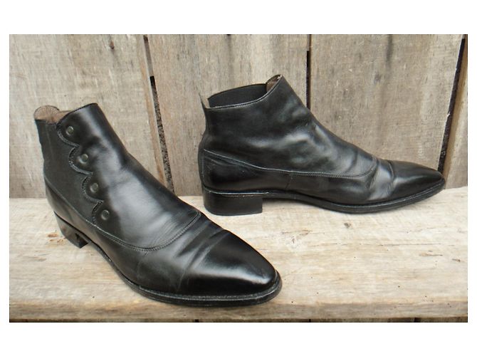 botas paraboot p 39,5 Negro - vista 3