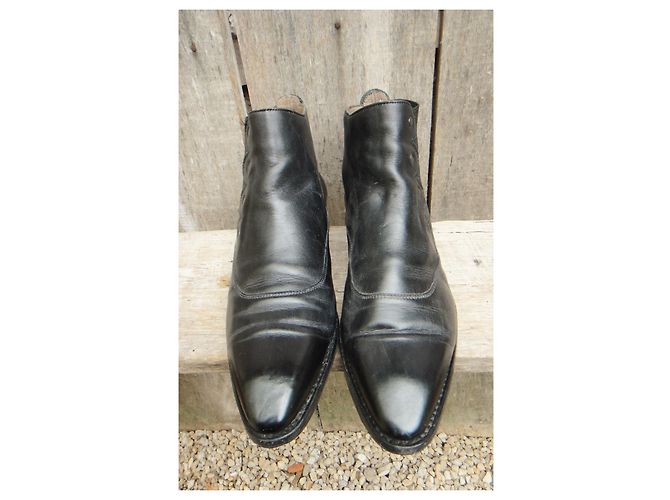 botas paraboot p 39,5 Negro - vista 4