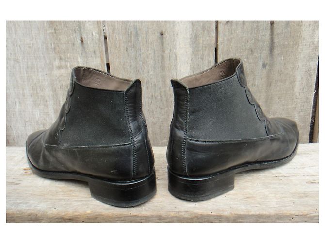 botas paraboot p 39,5 Negro - vista 5