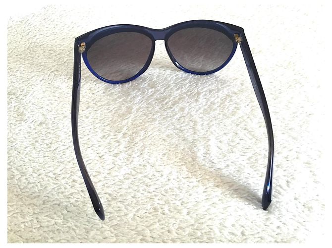 Gafas de sol Alexander McQueen azules de acetato - vista 5