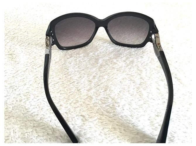 Gafas de sol Alexander McQueen negras de acetato Negro - vista 6