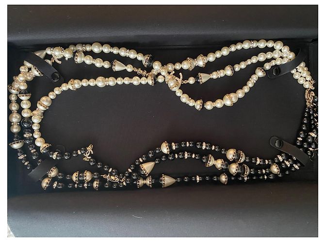 Chanel Set di gioielli con perle CC - vista 10