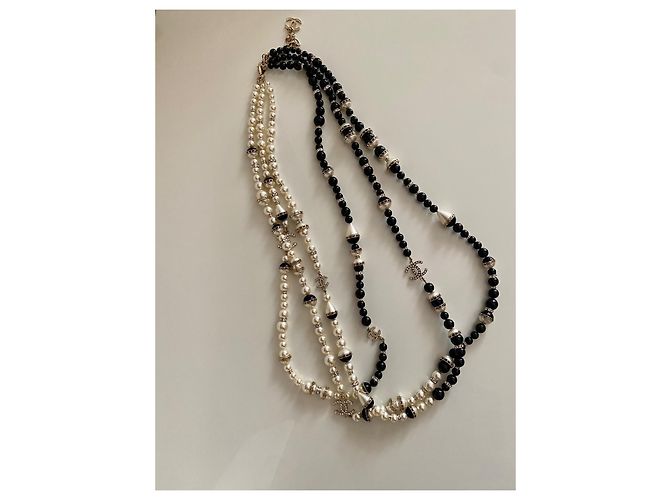 Chanel Set di gioielli con perle CC - vista 3