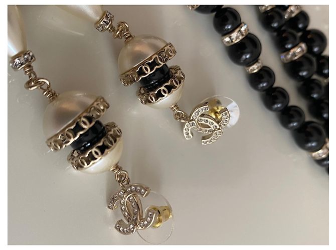 Chanel Set di gioielli con perle CC - vista 5