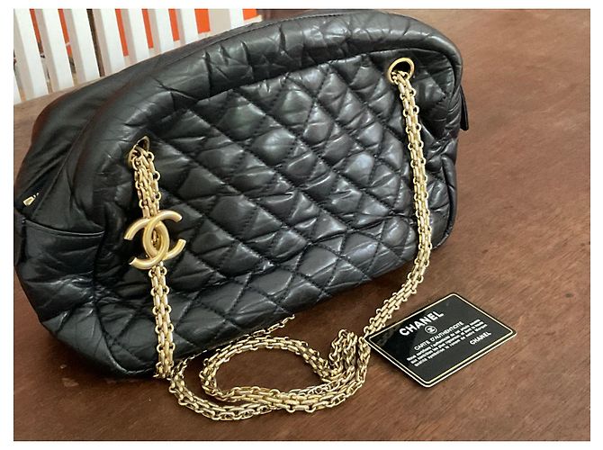 Borsa Fotocamera Chanel Blu Navy Pelle - vista 2