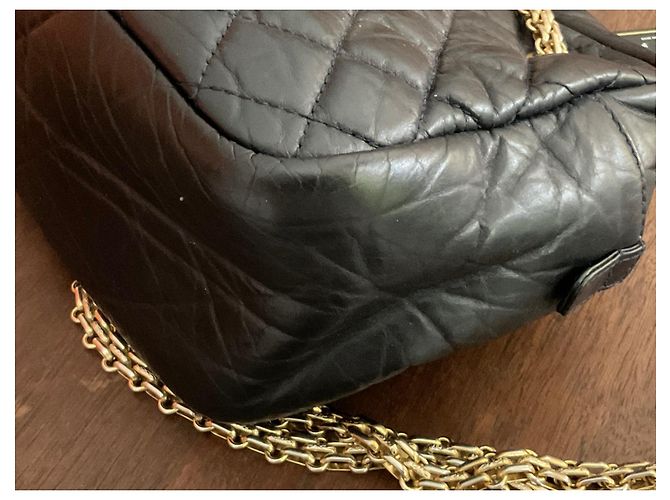 Borsa Fotocamera Chanel Blu Navy Pelle - vista 3