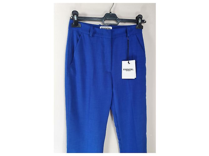 Pantalón azul cobalto Essentiel Antwerp - vista 2