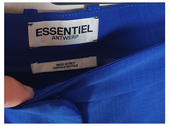 Pantalón azul cobalto Essentiel Antwerp - vista 5