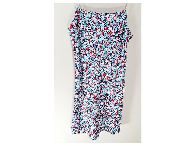 Autre Marque Minivestido lencero de cady elástico con estampado floral Rotate Birger Christensen Multicolor - vista 4